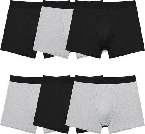 Men's Underwear Boxers, Anti-Chafing Long Leg Boxer Briefs, Ice Silk Breathable Stretch Fabric Underpants for Men 6-Pack in Kuwait