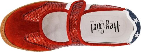 Corkys Footwear Hey Girl Womens Calm Down Mary Jane Sneaker - شريط لاصق وحلقة - نعل داخلي مبطن - نعل خارجي من المطاط الصمغي - خطوط جانبية رياضية - حذاء كاجوال سهل الارتداء in Kuwait
