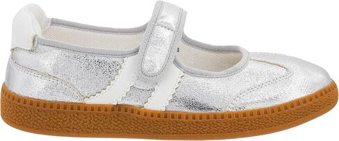 Corkys Footwear Hey Girl Womens Calm Down Mary Jane Sneaker - شريط لاصق وحلقة - نعل داخلي مبطن - نعل خارجي من المطاط الصمغي - خطوط جانبية رياضية - حذاء كاجوال سهل الارتداء in Kuwait