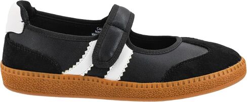 Corkys Footwear Hey Girl Womens Calm Down Mary Jane Sneaker - شريط لاصق وحلقة - نعل داخلي مبطن - نعل خارجي من المطاط الصمغي - خطوط جانبية رياضية - حذاء كاجوال سهل الارتداء in Kuwait