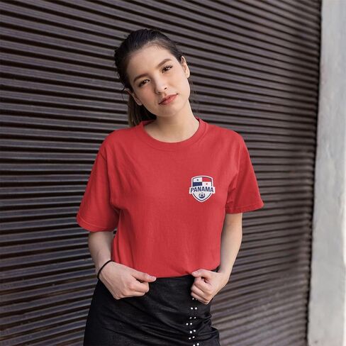 Panama Badge Soccer Jersey Football Shirt for Women, Americas Football Apparel, Panamanian Soccer Gifts in Saudi Arabia
