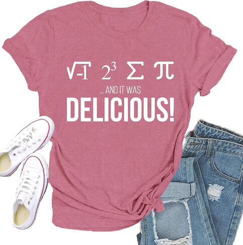 Womens Teacher Shirts Math Teacher T-Shirt Teaching Tee Top in Saudi Arabia