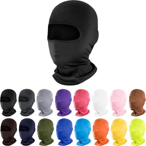 Pukavt Balaclava Face Mask, Ski Mask for Men Women, UV Protection Windproof Scarf for Motorcycle Snowboard Cycling Carbon Black in Saudi Arabia