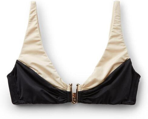 CALZEDONIA Woman's Tank-Style Swimsuit Top Elegant Bicolor in Saudi Arabia