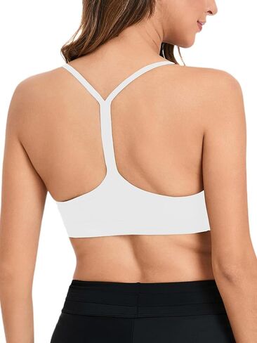 Women's Sports Bra Swim Top Straps Bikini Tops Built in Bra Bathing Suit Padded Racerback Tops Only Swimsuit in Saudi Arabia