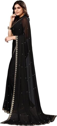 Yashika Womens Lycra Blend Saree in Kuwait