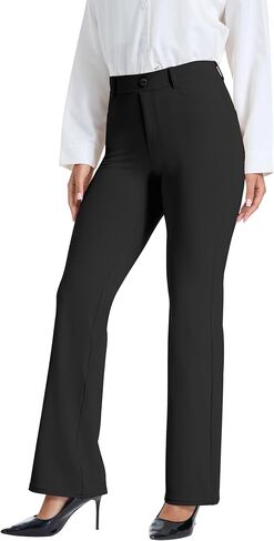 VIMPEP Flare Bootcut Yoga Dress Work Pants Pull On Stretchy Slacks for Business Casual with 4 Pockets 109 in Saudi Arabia