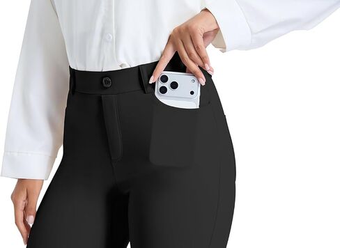 VIMPEP Flare Bootcut Yoga Dress Work Pants Pull On Stretchy Slacks for Business Casual with 4 Pockets 109 in Saudi Arabia