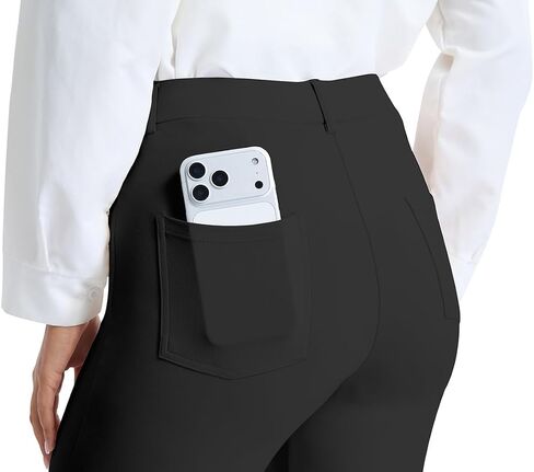 VIMPEP Flare Bootcut Yoga Dress Work Pants Pull On Stretchy Slacks for Business Casual with 4 Pockets 109 in Saudi Arabia