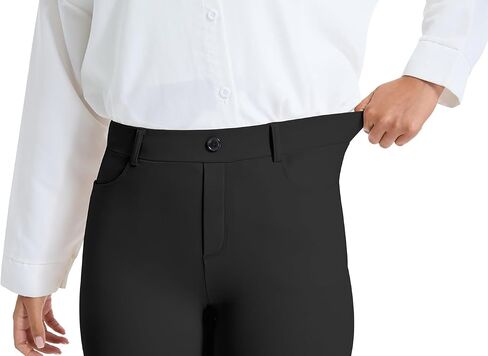 VIMPEP Flare Bootcut Yoga Dress Work Pants Pull On Stretchy Slacks for Business Casual with 4 Pockets 109 in Saudi Arabia
