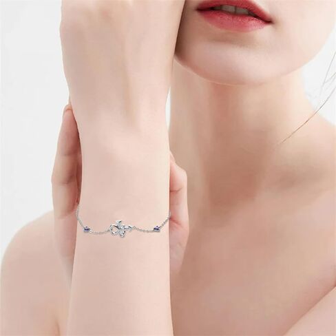 Prince Symbol Bracelet 925 Sterling Silver Purple Prince Jewelry Gifts for Women Music Fans Souvenir Accessories in Kuwait
