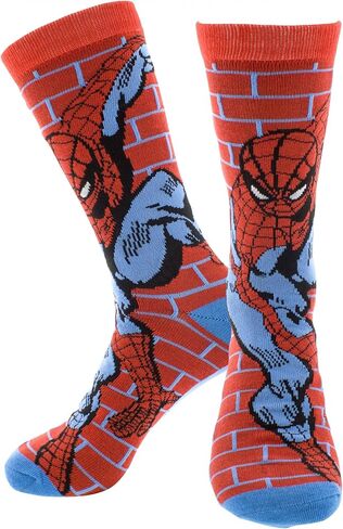 Berkshire Fashions Spider-Man Brick Wall Crew Socks in Saudi Arabia
