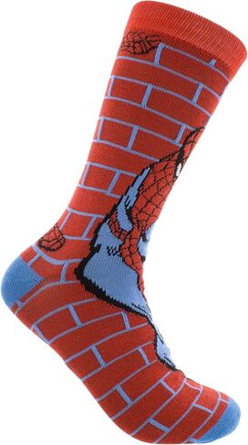 Berkshire Fashions Spider-Man Brick Wall Crew Socks in Saudi Arabia