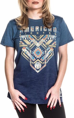 American Fighter Women's T-Shirt, Short Sleeve, Graphic Design in Saudi Arabia