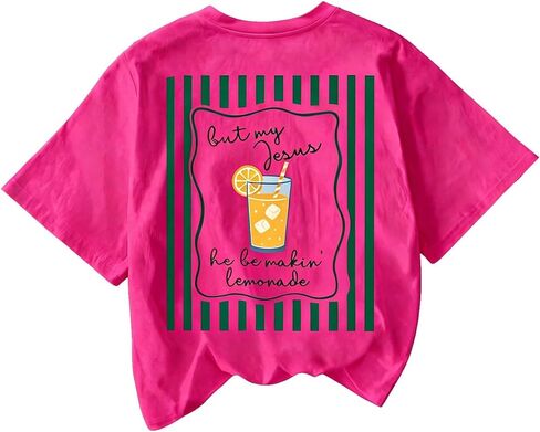 SOLY HUX Women's Summer Graphic Tees Short Sleeve Crew Neck T Shirt Cute Casual Tops in Saudi Arabia