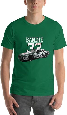 تي شيرت رجالي بأكمام قصيرة من Handsome Harry #33 Bandit Racing Race Car كيلي in Kuwait