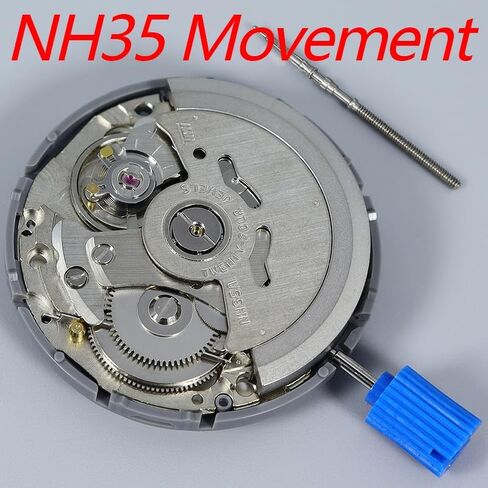 NH35 Automatic Mechanical Watch Movement (with Date Wheel) Free 1PCS Valve Stem Included Replacement Accessory in Saudi Arabia