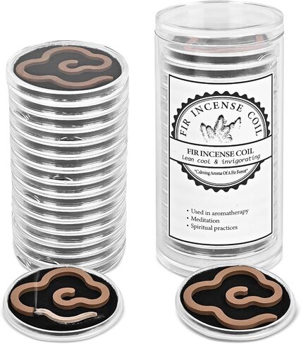 Balsam Fir Incense Coil - Calming Aroma of a Fir Forest(Contains 15 Pcs) in Saudi Arabia