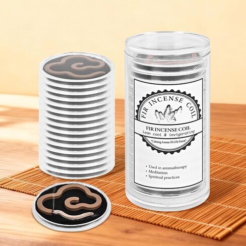 Balsam Fir Incense Coil - Calming Aroma of a Fir Forest(Contains 15 Pcs) in Saudi Arabia