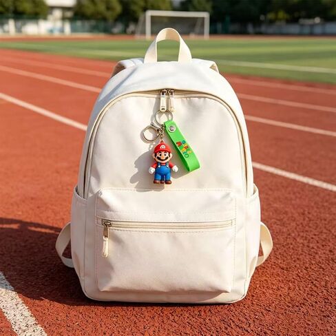 6Pcs Cute Mario Keychains, Super Brothers Keychain, Cartoon Bag Charms Car Keys, Party Favors for Boys and Girls in Saudi Arabia
