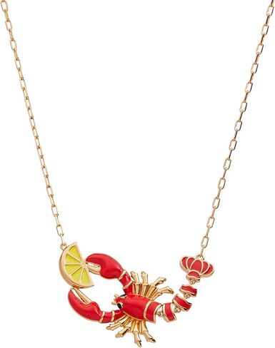 قلادة Alex and Ani Lobster Boil، من النحاس الذهبي اللامع in Kuwait