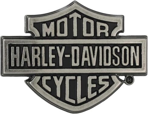 مشبك حزام بشعار Bar & Shield للرجال من Harley-Davidson، لمسة نهائية من النيكل الفضي in Kuwait