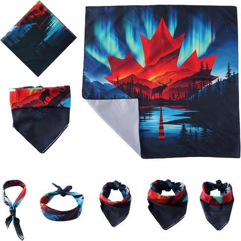 Soccer Fan Bandana 22x22 Inch - Breathable Polyester Headwear, Neck Gaiter and Face Mask for Men Women Match Day in Kuwait