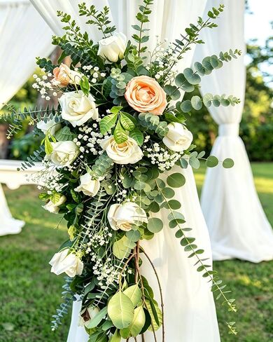 100 Pcs Artificial Mixed Eucalyptus Stems Leaves Bulk, 5 Kinds Fake Greenery Silver Dollar Eucalyptus Leaves Picks, Faux Greenery Stems for Vase Wedding DIY Bouquets Floral Arrangement Home Décor in Saudi Arabia