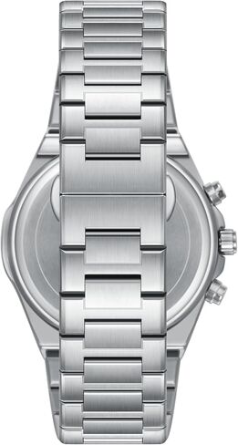 Kenneth Scott Men's Movement Watch, Chronograph Display and Stainless Steel Strap - K26101-SBSN, Silver in Saudi Arabia