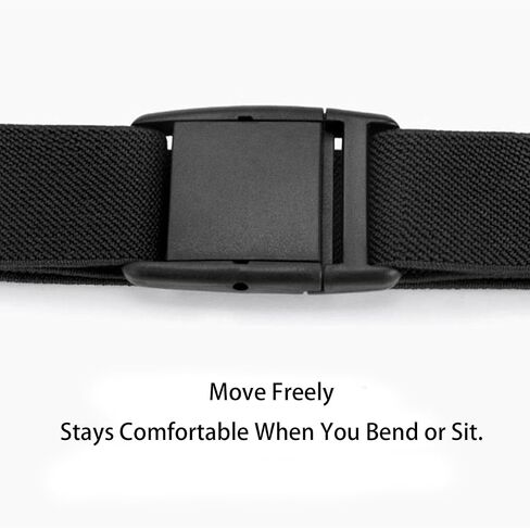 Shirt Stays for Men, No-Clip Garment Tuck Belt for Police & Military Uniform, Adjustable Elastic Shirt Holder for Work, 30-60 Inch Waist in Saudi Arabia