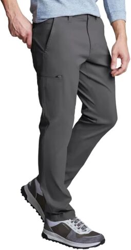 Copper & Oak Supply Co. Men's Straight Fit Stretch Tech Pant (US, Waist Inseam, 34, 34, Regular, Regular, Gray) in Saudi Arabia