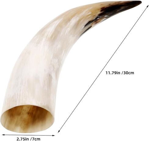 2pcs Horn Wall Flower Vase: Natural Cow Horn Decorative Vases For Flowers - Rustic Wall-Mounted Crafts Retro Country Style Farmhouse Art in Saudi Arabia