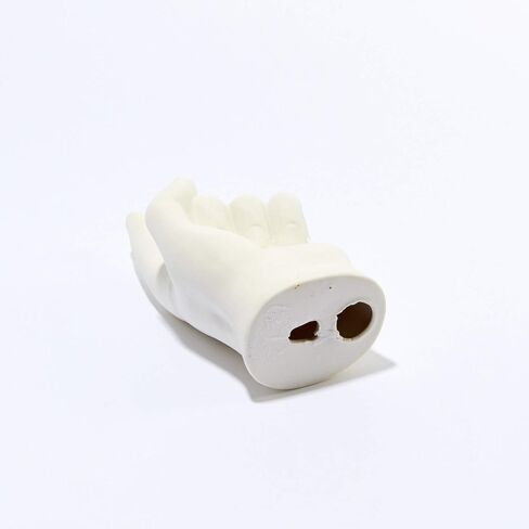 Interior Illusions Plus White One Finger Pointing Hand Wall Mount - 8 Inch Long Tall Home Decor Gift in Saudi Arabia