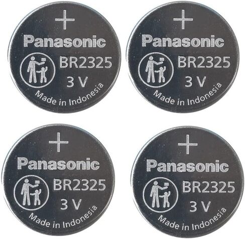 Panasonic BR2325 Lithium 3V Coin Cell Battery DL2325 CR2325 X 4 in Kuwait