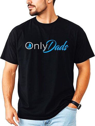 قميص Only Dads للرجال تي شيرت برسوم مضحكة لعيد الأب in Kuwait