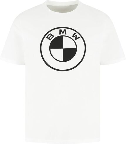تي شيرت بشعار BMW Core Vintage - 100% قطن عضوي، طباعة كلاسيكية دائرية، مقاس عادي للجنسين in Kuwait