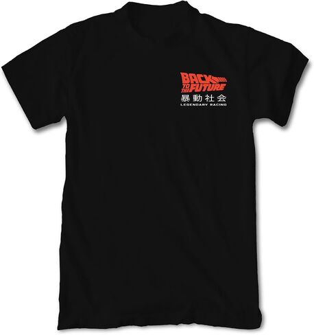 Riot Society Back to The Future Legendary Racing Mens T-Shirt - Black, XX-Large in Saudi Arabia