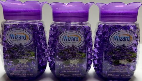 معطر هواء ويزارد ماجيك أوف فريش بخرز كريستالي جل، 12 أونصة، قرفة التفاح (عبوة من 3 قطع) in Kuwait
