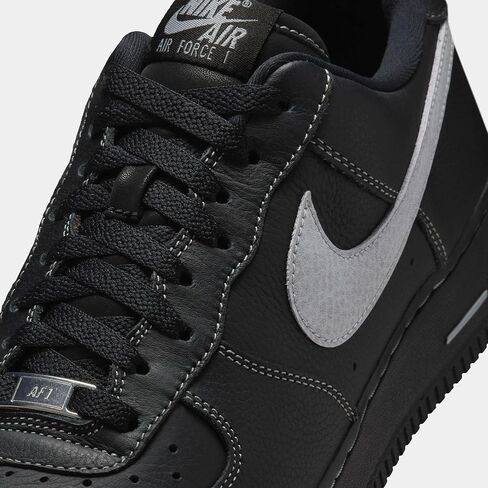 Nike Air Force 1 07 Mens Lifestyle Shoes (Black/Wolf Grey/Black/Black) Size 10.5 in Kuwait