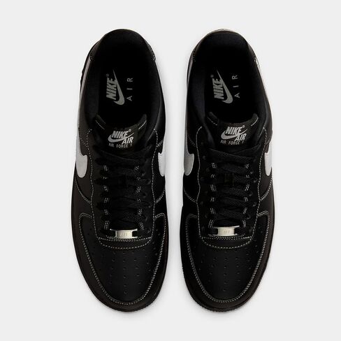 Nike Air Force 1 07 Mens Lifestyle Shoes (Black/Wolf Grey/Black/Black) Size 10.5 in Kuwait