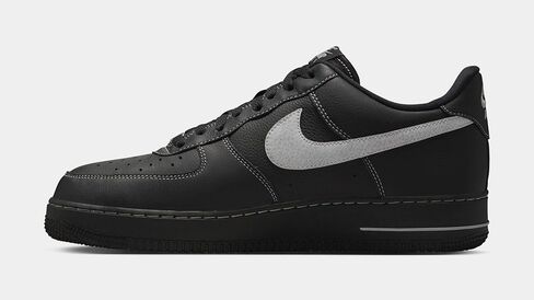 Nike Air Force 1 07 Mens Lifestyle Shoes (Black/Wolf Grey/Black/Black) Size 10.5 in Kuwait