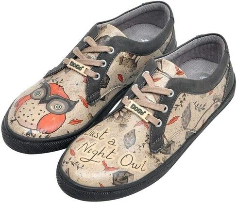DOGO Personalize Your Life Cord - Lace Up Printed Women Sneakers - Chic, Elegant and Casual Style - Vegan, Environmentally Friendly and Handmade - Breathable Design in Saudi Arabia