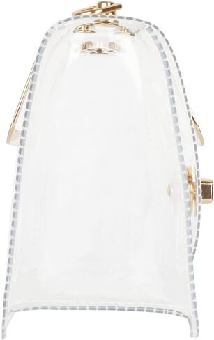 U Scinan Stadium Approved Clear Crossbody Purse Transparent PVC Handbag for Concert Sports Game Day Festival in Saudi Arabia