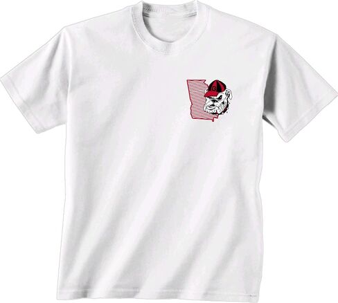 New World Graphics UGA Great State Unisex Short Sleeve T-Shirt in Saudi Arabia