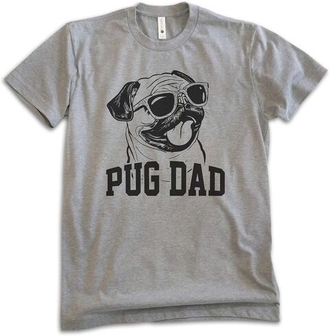 EVERTREE CLOTHING Pug Dad T-Shirt, Unisex Men's Shirt, Pug Owner, Best Dog Dad Gift in Saudi Arabia