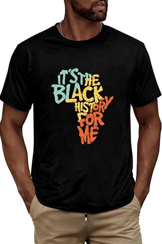 Black History Shirts for Men Black History Month Shirt African Tops Celebrate 1865 Freedom T-Shirts I Am Black Tops in Saudi Arabia