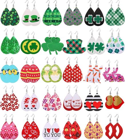 LUYI Holiday Earrings for Women, Dangle Acrylic Earrings Accessories Jewelry Gifts for Women Holiday Party Wedding in Saudi Arabia