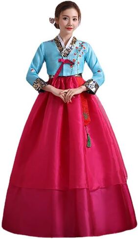 Korean Traditional Dress Female Hanbok Dress Cosplay Outfit Korea Dance National Costume in Saudi Arabia
