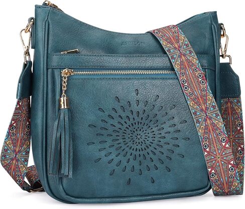APHISON Medium Crossbody Bags for Women, Women's Cross Body Purse Shoulder Handbags with Tassel in Saudi Arabia