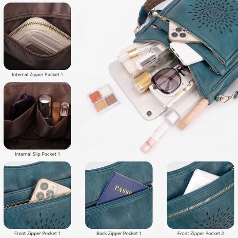 APHISON Medium Crossbody Bags for Women, Women's Cross Body Purse Shoulder Handbags with Tassel in Saudi Arabia